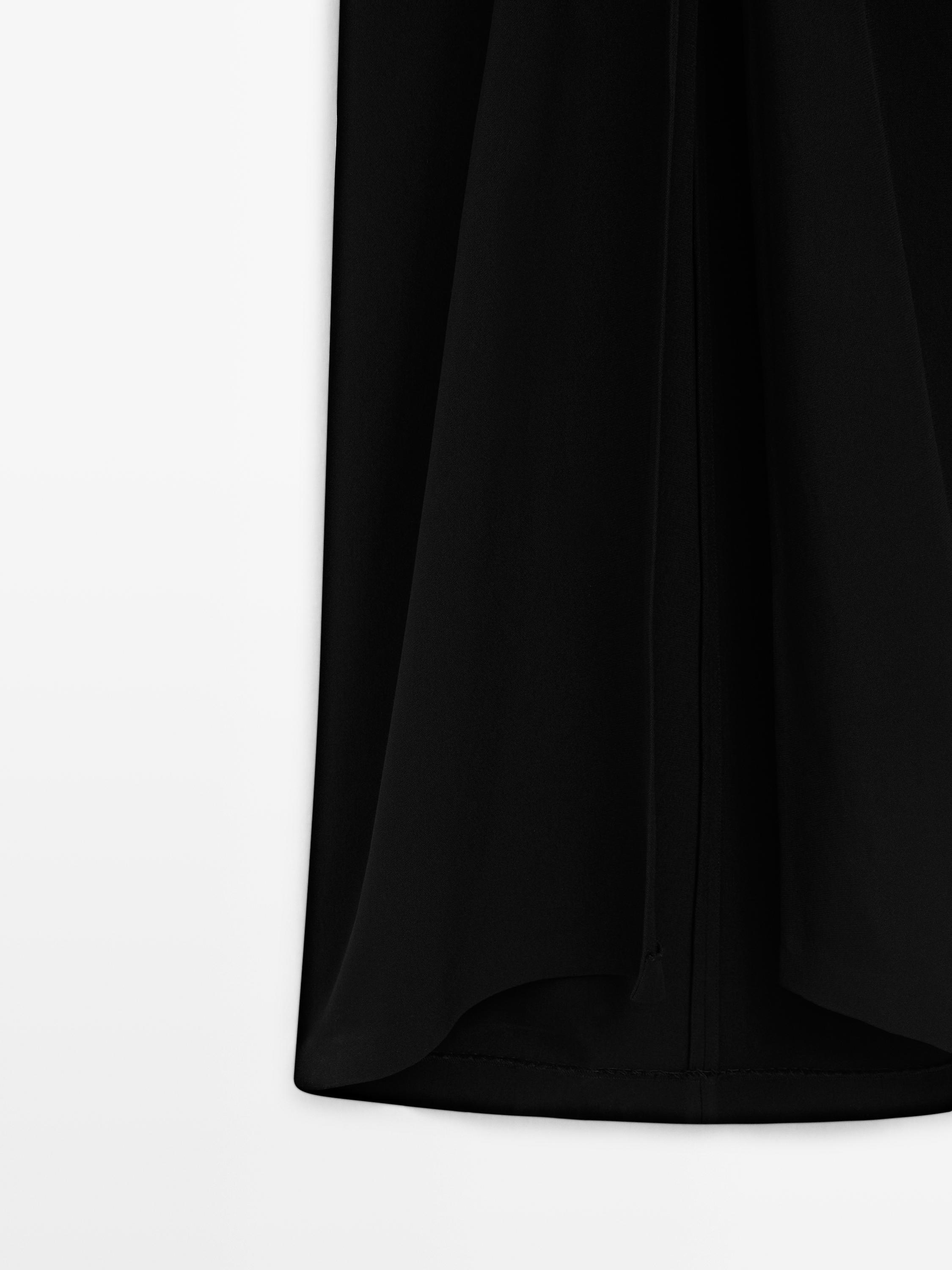 Pleated midi dress